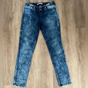 American rag acid wash Jean-leggings